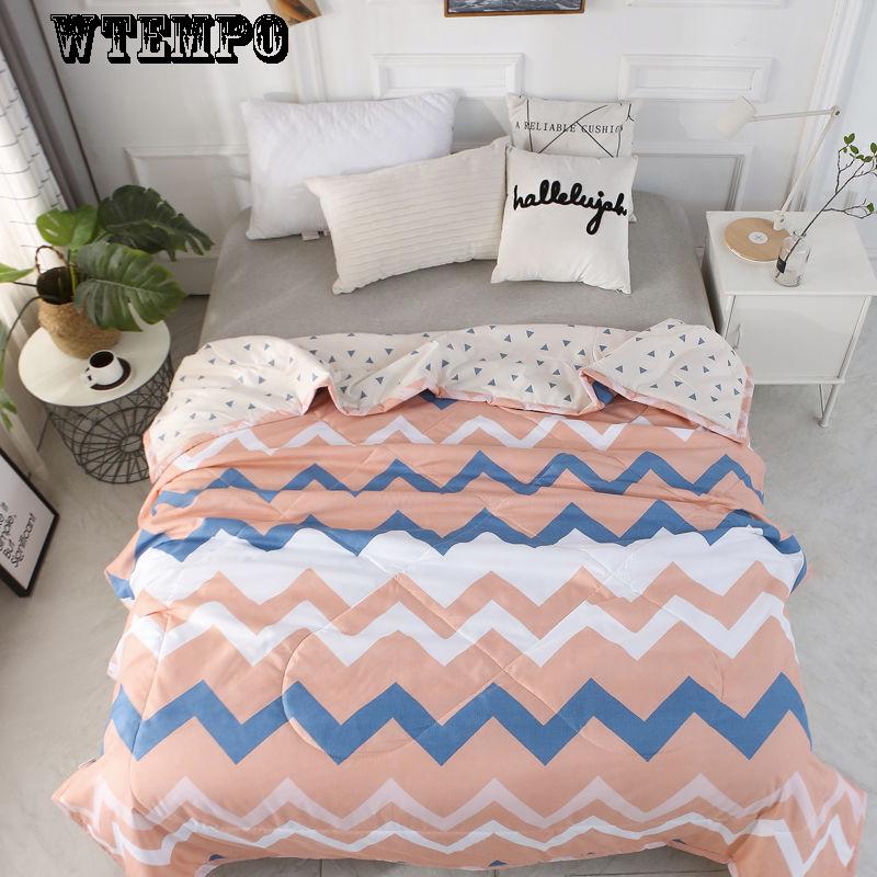 WTEMPO Comfortable Air Conditioner Is Summer Cool Quilt Soft Child Is Summer Washable Thin Quilt
