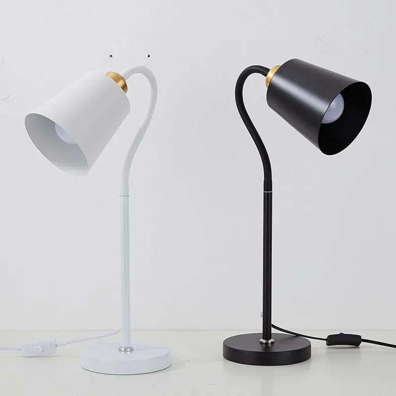 Modern Eye Protection Creative Designer Simple Living Room Bedroom Bedside Study Desk Plug-in Table Lamp
