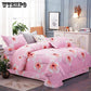 Bedding Set Leaf Comfortable Duvet Quilt Cover Pillow Case Home Decor