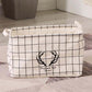 Fabric Storage Box Large Size Bedroom Clothes Storage Box Desktop Cosmetics Finishing Toy Snack Storage Box