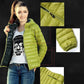 Women Winter Sport Jacket Coat Slim Hooded Casual Long Sleeve Zip Solid Color Coat