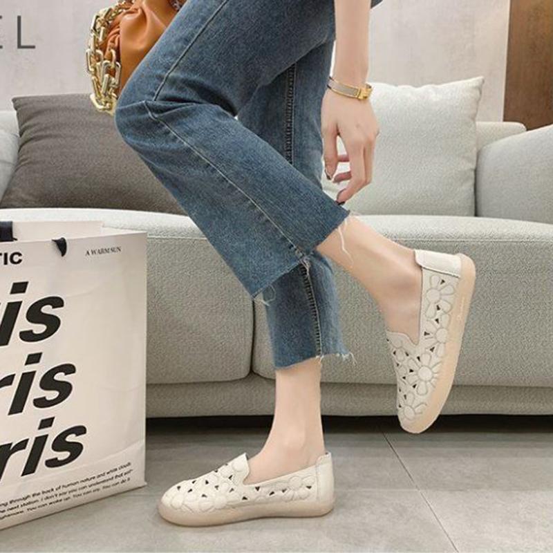 Hollow Nurse Shoes Spring  Summer Soft Sole Comfortable Pregnant Women Shoes Single Shoes Women Breathable Sports Shoes