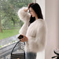 Fox Fur Coat Women's Short Autumn and Winter Korean Version of Haining Imitation Mink Down Fur Coat