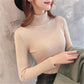 Women's Blouse Slim Short Long-sleeved Warm Thick Sweater Autumn and Winter Turtleneck Sweater