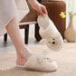 Winter Women Warm Indoor Slippers Ladies Fashion Cute Pink Pig Shoes Women's Soft Short Furry Plush Home Floor Slipper