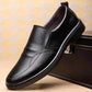 Men's Breathable Casual Leather Shoes British Business Wedding Moccasins Trend All Match Soft Sole Wear-resistant Driving Shoes