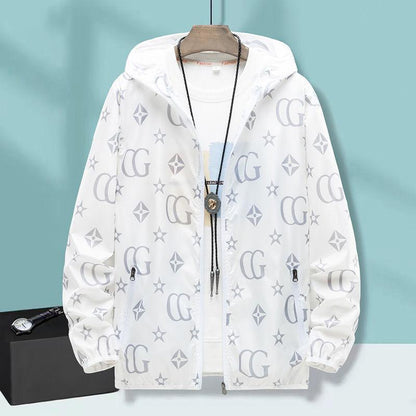 Summer Men's New Thin Section Breathable Boys Youth Student Jacket