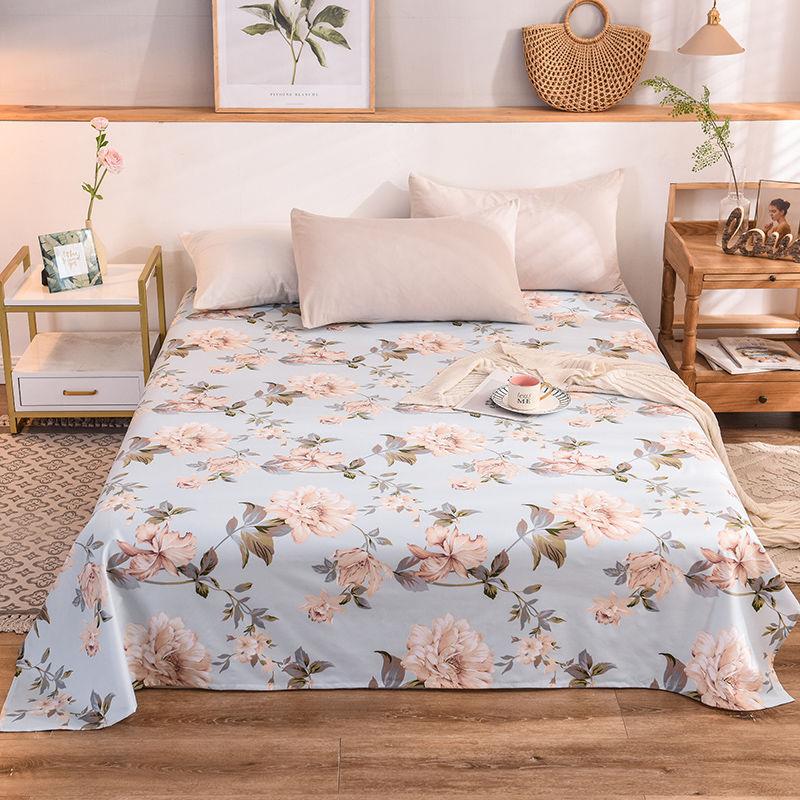 Thickened Household Brushed Bed Sheet Skin-friendly Bed Sheet Double Single Large Pattern