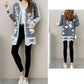 Cardigan Sweater Women's Knitted Sweater Jacket Spring and Autumn Sexy Mid-length Slim-fit Imitation Mink Jacket
