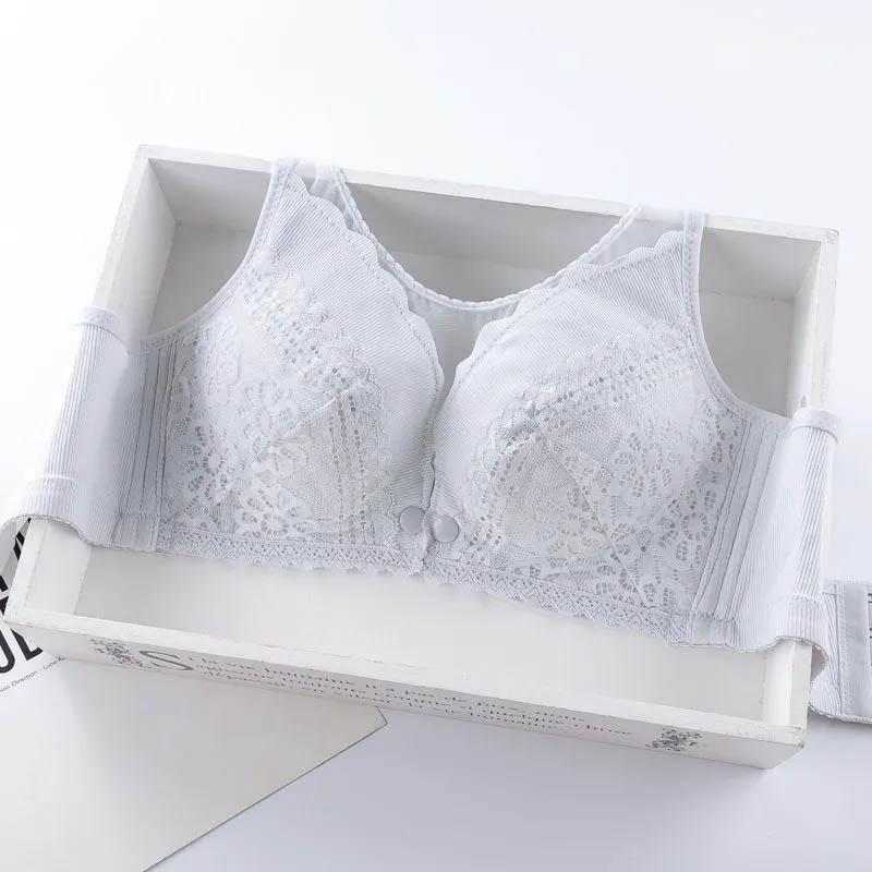 Ladies Breastfeeding Underwear Gathered Anti-sagging Front Buckle Breastfeeding Pregnant Women Special Bra Summer Thin Breathable Comfortable Bra