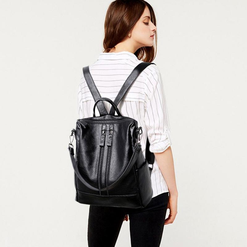 High-quality Backpack Female Fashion Trend Large-capacity College Style Backpack Mummy Bag All-match Female Bag