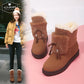 Snow Boots Women's Autumn and Winter Korean Version of All-match Women's Cotton Shoes Short Tube Plus Velvet Warm Ankle Boots