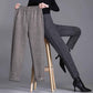Thick Woolen Harem Pants Women's Autumn and Winter Models High Waist Loose Slimming Carrot Pants Nine Points Casual Pants