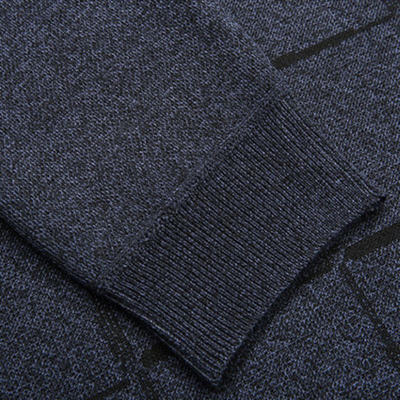 Plus Velvet Thick Winter Sweater Round Neck Long-sleeved Sweater Bottoming Shirt Men's Warm Top