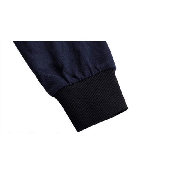 Middle-aged Aged Men's Dot Collar Printed Lapel Polo Shirt Loose T-Shirt Top Long Sleeve Shirt Bottoming Shirt Spring and Autumn