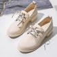 Mid-heel Single Shoes Women's Shoes Spring Wild Autumn Shoes British Style High Thick Heel Small Leather Shoes