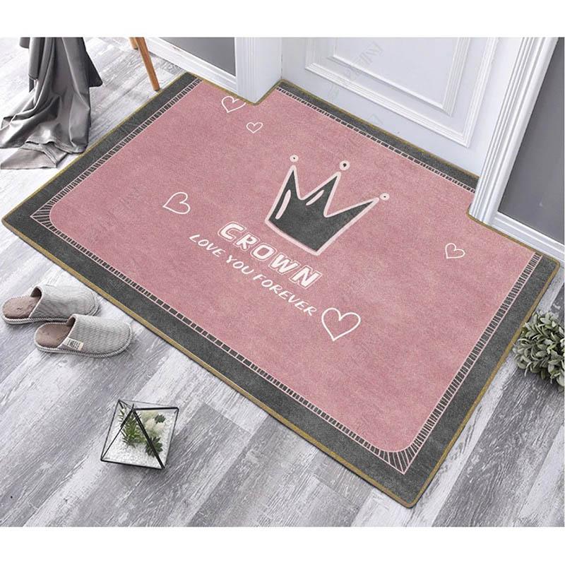 Nordic Light Luxury Floor Mat Door Mat 60*90cm Entrance Mat Entrance Hall Entrance Non-slip Foot Mat Porch Mat Aisle Corridor Carpet