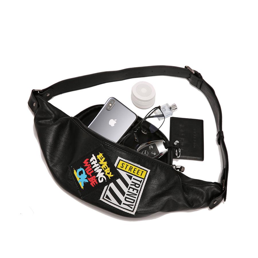 Waist Bag Men's Large-capacity Waterproof Shoulder Bag Outdoor Riding Sports Messenger Bag