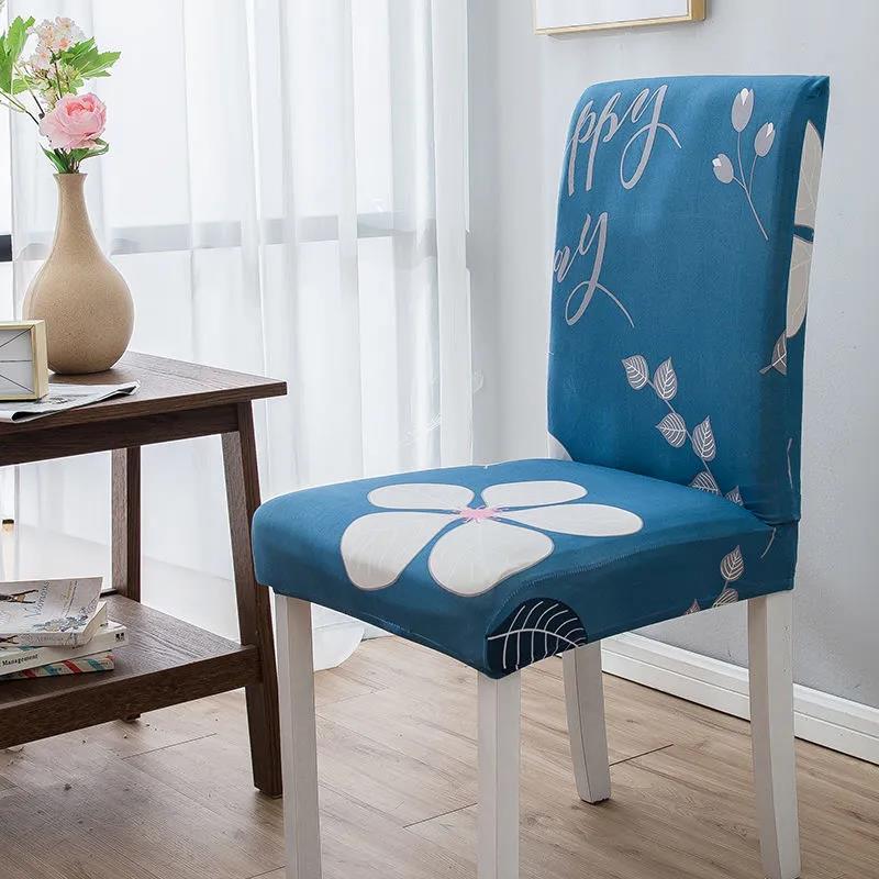 Dining Chair Cover Elastic All-inclusive Universal Chair Cover Chair Home Fabric Protective Cover Cover Decoration