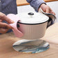 4pc PVC Rubber Coaster Anti-scalding Table Mat Kitchen Pot Mat Round Bowl Mat Dish Mat Non-slip