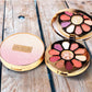 Fairy face pearlescent matte eye shadow portable eyeshadow plate girl series fairy petal eyeshadow