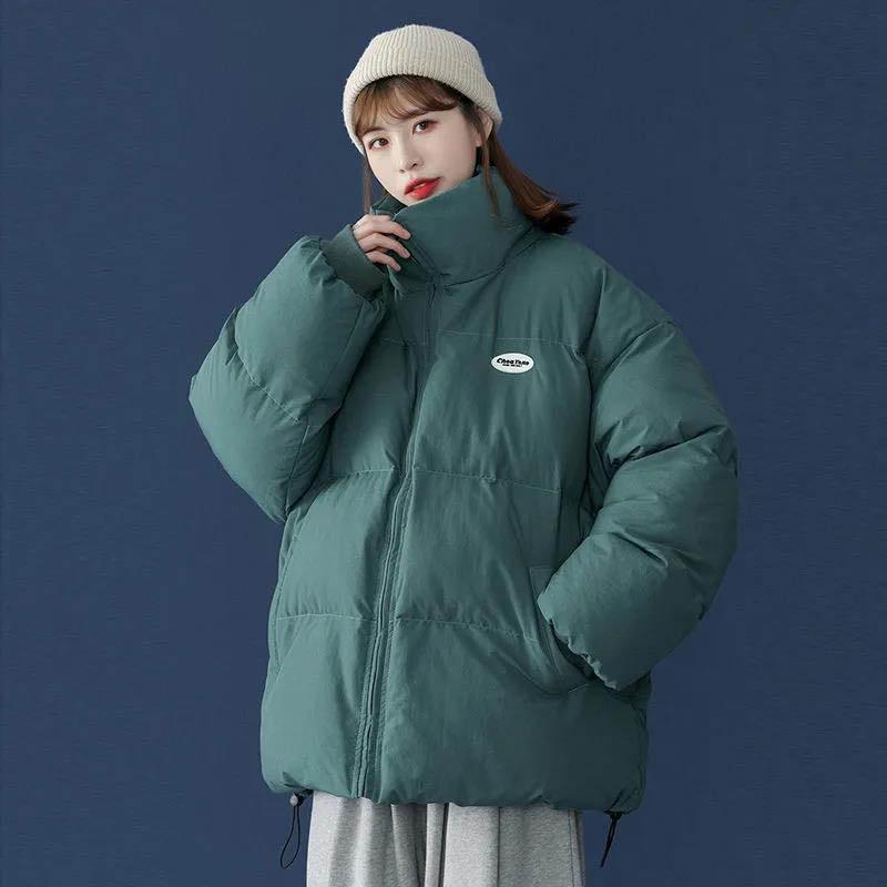 Cotton-padded Clothes Women's Trendy Winter Korean Style Loose Short Bread Jacket
