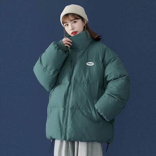 Cotton-padded Clothes Women's Trendy Winter Korean Style Loose Short Bread Jacket