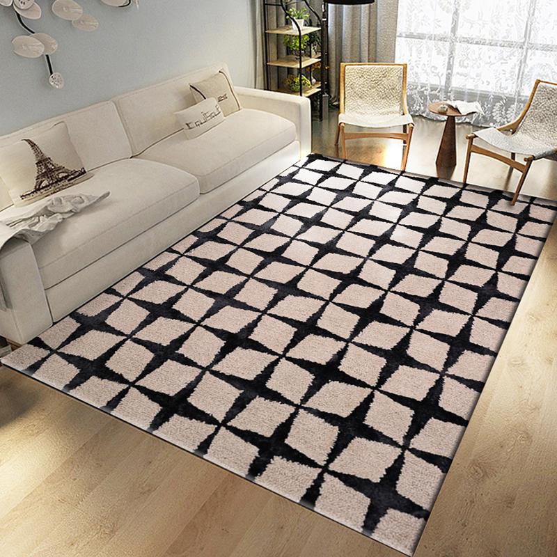 Fashion Nordic Geometric Carpet Rugs Livingroom Bedroom Hallway Kids Room Carpet Tapete
