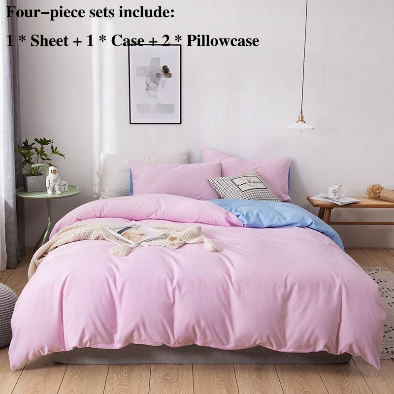 Bed Four Sets of Pillow Cover Sheets Are Set In A Sleeve Home Bedding 1.8 Meters 2 Meters Double Bed Fresh Princess Wind