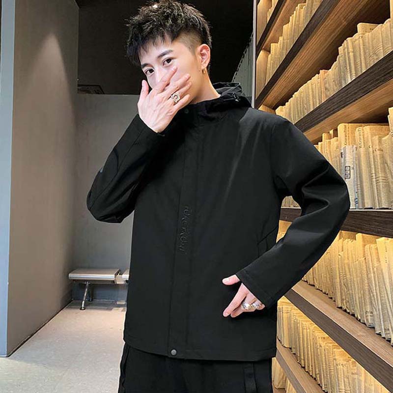 Men's Jacket Autumn and Winter 2021 New Hooded Jacket Loose Men's Jacket