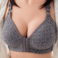 Large Size Thin Cotton Bra Gathered Breathable Comfortable Full Cup Women Underwear Sexy Bra