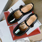 Mary Jane Single Shoes Female Spring Students All-match Flat Retro British Style Small Leather Shoes