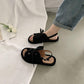 Sandals Female Summer Fairy Style Fashion Students All-match Rome Flat Shoes