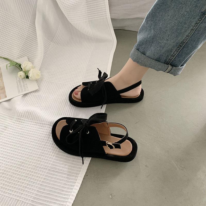 Sandals Female Summer Fairy Style Fashion Students All-match Rome Flat Shoes