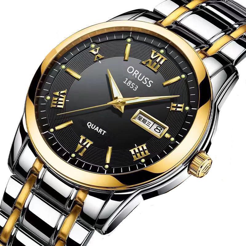 Leisure Mechanical Wristwatches For Men Bracelet Stainless Steel Automatic Watches
