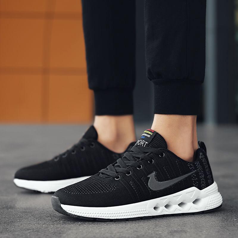 Summer Net Shoes Men's Shoes Trend Men's Sports Shoes Casual Breathable Student Running Shoes