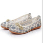 Summer Hollow Women's Shoes Mesh Shoes Mother Shoes Embroidered Soft Sole Tendon Sole Casual Shoes Grandma Shoes Breathable