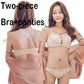 Feminine Gathered Bra Set without Steel Bezel Front Button Beautiful Back Bra Butterfly Lace