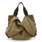 Women Large Capacity Canvas Bags Travel Casual Large Daily Shoulder Tote Shopper Handbag Simple Hobo Bags