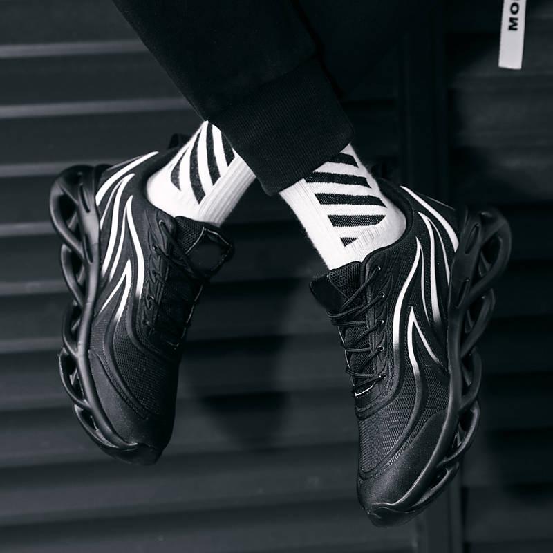 Beacon blade shoes trend shoes solid color men's breathable wild increased shoes running sneakers
