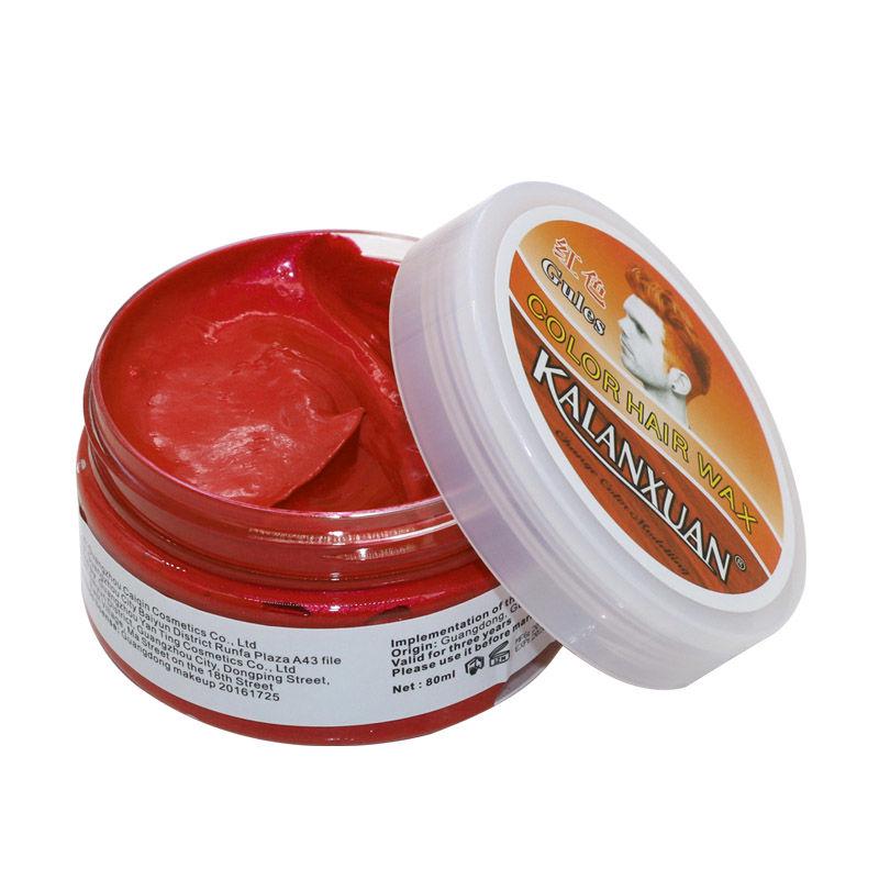 9 Color Hair Wax Styling Pomade Temporary Dye Disposable Festival Fashion Molding Coloring Mud Cream