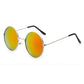 2019 New Vintage child UV400 lens Polycarbonate Sunglasses Boys/Girls Gafas Prince mirror Round Allo