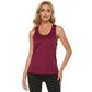 Fitness Sports Vest Women's Spring and Summer Quick-drying Yoga Beautiful Back U-neck Sleeveless Solid Color Ice Silk Bottoming Shirt