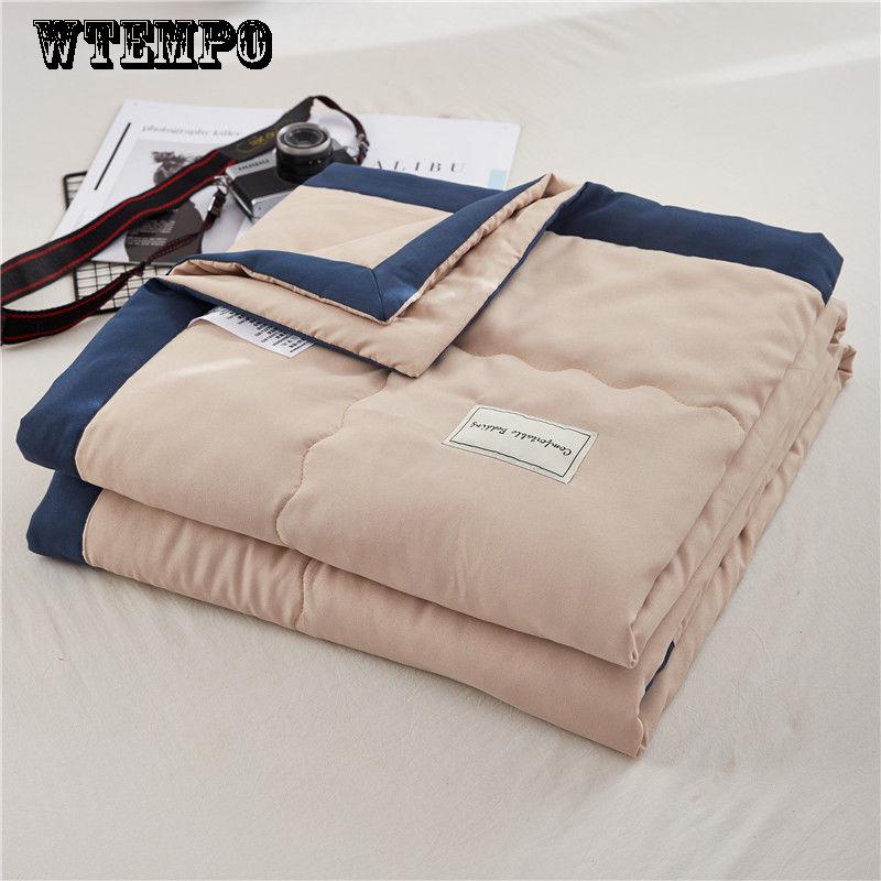 WTEMPO Comfortable Cotton Summer Is Cooled By Air Conditioner and Summer Printed Thin Quilt