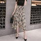 Long Chiffon Skirt Women Fashion 2020 Summer High Waist Floral Print Holiday Boho Beach Skirt Female