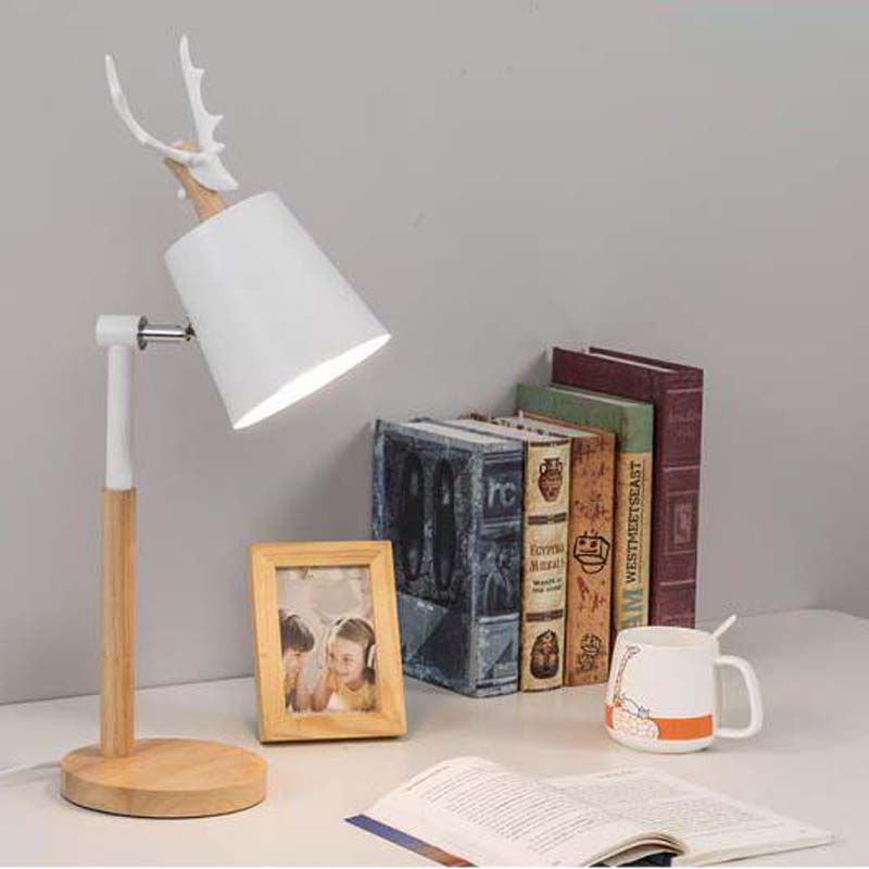Eye Protection Desk Small Table Lamp Bedroom Bedside Plug-in Creative Simple Table Lamp
