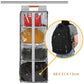 Fully-enclosed Door Bag Storage Hanging Bag Closet Side Bag Finishing Multi-layer Wall-mounted Dust-proof Fabric