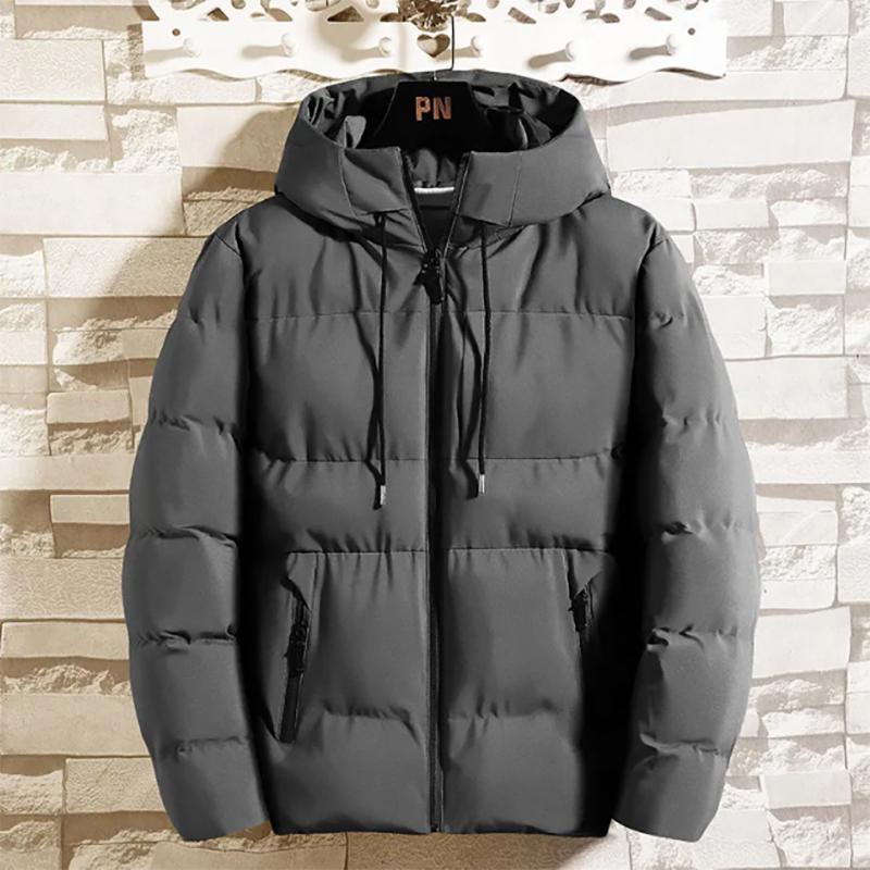 Stand-up Collar Cotton Jacket Men's Autumn Winter Jacket Casual Thick Padded Jacket Men's Jacket Down