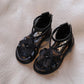 Girls' Roman Shoes  Summer Sandals  Princess Shoes  Korean Version  Children's Soft-soled Open-toed Beach Shoes