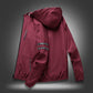 Sports and Leisure Jacket Loose Jacket Spring and Autumn Men's Jacket Youth Solid Color Hooded